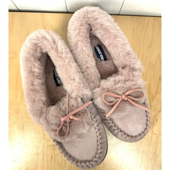 Lands End Womens Allweather Slip On Moc Shoes/Slippers Size 6 - Picture 4 of 6